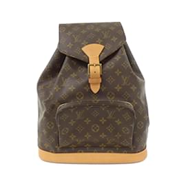 Louis Vuitton-Louis Vuitton Monogram Montsouris GM Backpack-Brown,Monogram