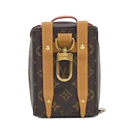 Louis Vuitton-Louis Vuitton Monogram Porto Cle Handbag Charm-Brown