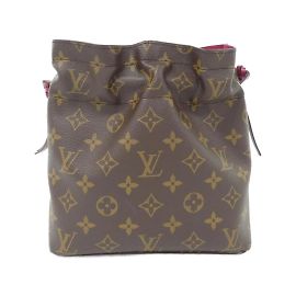 Pochette Posh Noe M43445 Monogram Louis Vuitton Marron Fuschia Monogramme