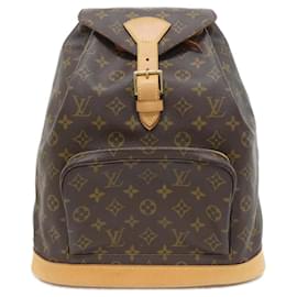 Louis Vuitton-Louis Vuitton Monogram Montsouris GM Backpack-Brown
