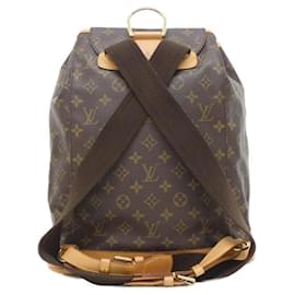 Louis Vuitton-Louis Vuitton Monogram Montsouris GM Backpack-Brown