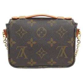 Louis Vuitton-Louis Vuitton Monogram Micro Metis Shoulder Bag-Brown