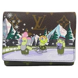 Louis Vuitton-Louis Vuitton Monogram Portefeuille Victorine Wallet-Brown,Monogram
