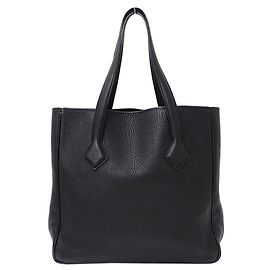 Borsa a spalla cabas Victoria 32 per donne di Hermès Nero