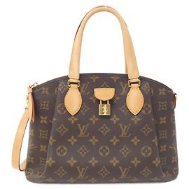 Bolso Louis Vuitton Monogram Rivoli PM Castaño Monograma