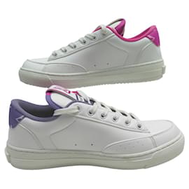 Louis Vuitton-NEW LOUIS VUITTON CHARLIE 1AAVZH 37 WHITE LEATHER SNEAKERS SHOES-Other