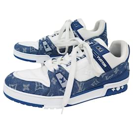 Louis Vuitton-LOUIS VUITTON SHOES LV TRAINER 1A9JGY 10.5 44.5 SHOE SNEAKERS-Other