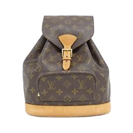 Louis Vuitton-Louis Vuitton Monogram Montsouris MM Backpack-Brown