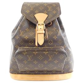 Louis Vuitton-Louis Vuitton Monogram Montsouris GM Backpack-Brown,Monogram