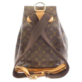 Louis Vuitton-Louis Vuitton Monogram Montsouris GM Backpack-Brown,Monogram