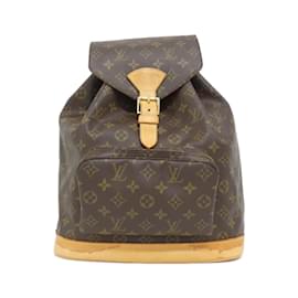 Louis Vuitton-Louis Vuitton Monogram Montsouris GM Backpack-Brown,Monogram