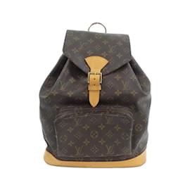 Louis Vuitton-Louis Vuitton Monogram Montsouris GM Backpack-Brown,Monogram