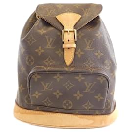 Louis Vuitton-Louis Vuitton Monogram Montsouris MM M51136 Backpack-Brown
