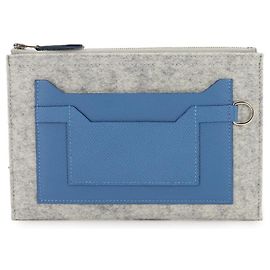 Hermès Hermes Todoo 20 Pouch Bag Blue
