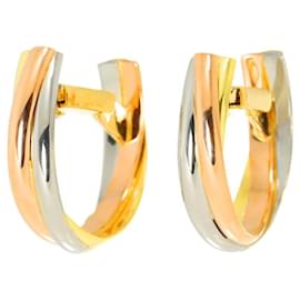 Cartier Trinity Manschettenknöpfe Pink Weiß Gelb