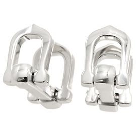 Cartier Long C Shape Decor Cufflinks Other