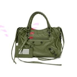 Balenciaga-Balenciaga Classic Mini City Handbag-Red