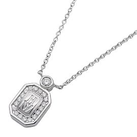 Harry Winston 18K Weißgold-Diamant-Halskette Golden