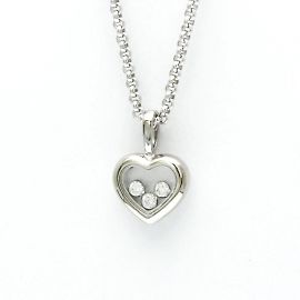 Collana Pendente Happy Diamond di Chopard Argento