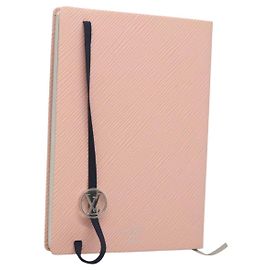 LOUIS VUITTON Epi Cahier Gustave MM Note Cover Pink GI0115 LV Auth 124050 Pink