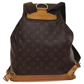Louis Vuitton-LOUIS VUITTON Monogram Montsouris GM Backpack M51135 LV Auth 120796-Monogram