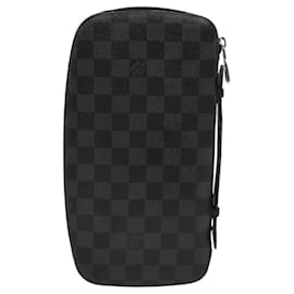 Louis Vuitton-LOUIS VUITTON Damier Graphite Organizer Atoll Travel Case N48255 LV Auth 123607-Damier ebene