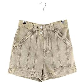 Isabel Marant Etoile Shorts mini de algodão bege Bege