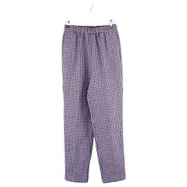 Forte Forte Purple wool slim pants Purple