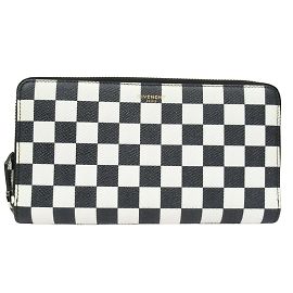 Cartera larga de cuero Givenchy Negro Blanco
