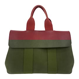 Hermès-Sac à main Hermes Valparaiso PM-Rouge