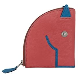 Hermès-Porte-monnaie en cuir Chèvre Hermès-Autre