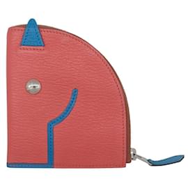 Hermès-Porte-monnaie en cuir Chèvre Hermès-Autre