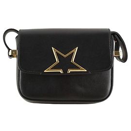 Golden Goose Borsa a spalla in pelle nera Nero