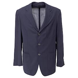 Autre Marque-FG Roma Unlined Blazer-Blue,Navy blue
