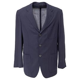 Autre Marque Ungefütterte Blazer FG Roma Blau Marineblau