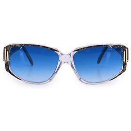 Givenchy Occhiali da sole vintage blu per donne Parigi G 018 58/15 028 Blu