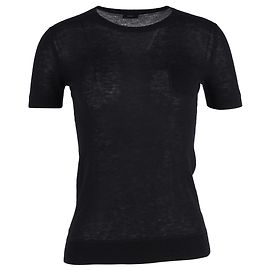 Top en coton noir Joseph Noir