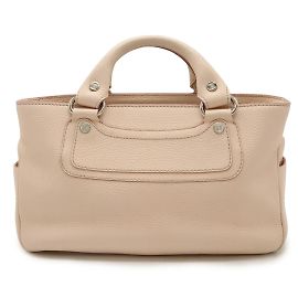 Céline Celine Boogie Bag Handbag Tote in Pink Leather Pink