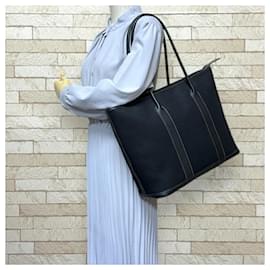 Hermès-Sac tote Hermes Garden Zip MM-Noir