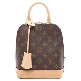 Louis Vuitton Brown Monogram Alma Backpack Brown