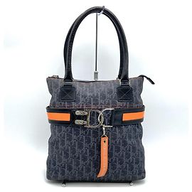 Christian Dior Dior Flight Line Tote Bag Navy blue
