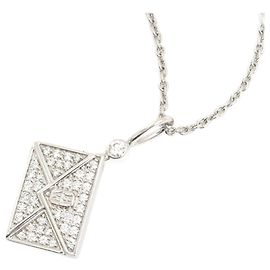 Harry Winston Platin-Diamant-Halskette Silber