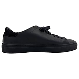 Axel Arigato-Axel Arigato Clean 90 Trainers in Navy Blue Leather-Black