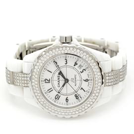 Chanel-Chanel J12 Men's Automatic Wristwatch-Silvery,White