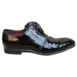 Dolce & Gabbana Millenial patent leather derbies black Black