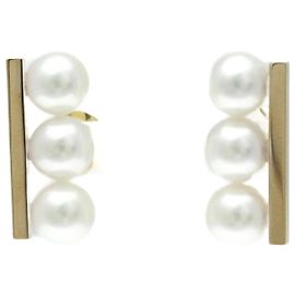 Pendientes Tasaki Balance Neo Pearl E4315 Dorado