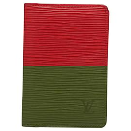 Louis Vuitton-LOUIS VUITTON Epi Organizer De Poch Card Case Red M6358E LV Auth 121247-Red