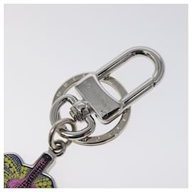 Louis Vuitton-LOUIS VUITTON Porte Cles Pumpkin Key Ring metal Yellow M01103 LV Auth 126203M-Yellow