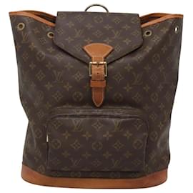 Louis Vuitton-LOUIS VUITTON Monogram Montsouris GM Backpack M51135 LV Auth 118803-Monogram