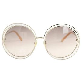 Chloé Gafas de sol plateadas Plata